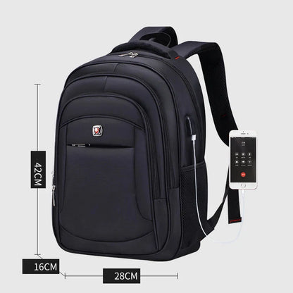 USB Recharging Male Backpacks Teenagers Boys High Quality School College Students Laptop Large Capacity Bags Wholesale