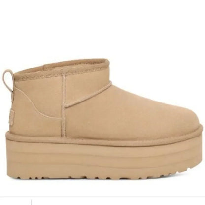 Ultra Brand Women Designer Heels Men Tasman Ankle Tazz Shoes Snow 2023 Lady Fur Luxury Boots Mini Platform High Winter Classic