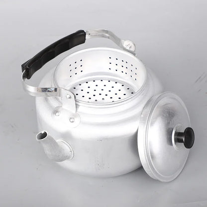 Ultra Light Aluminum Alloy Teapot Portable Camping Coffee Kettle with Filter Outdoor Hiking Picnic Camping Backpack Cookware
