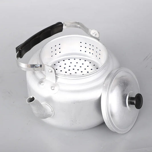 Ultra Light Aluminum Alloy Teapot Portable Camping Coffee Kettle with Filter Outdoor Hiking Picnic Camping Backpack Cookware