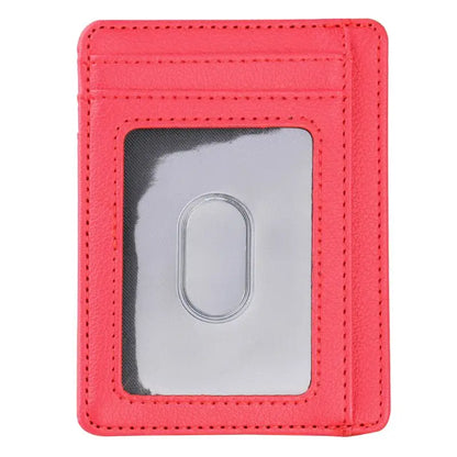 Ultra Slim RFID Blocking Minimalist Wallet Business Card Cover Case Super Thin Men Leather Bank ID Credit Card Holders