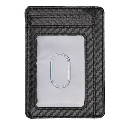 Ultra Slim RFID Blocking Minimalist Wallet Business Card Cover Case Super Thin Men Leather Bank ID Credit Card Holders