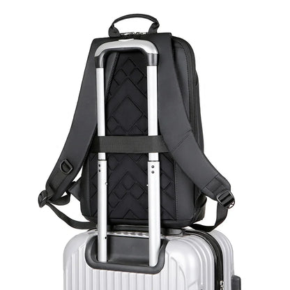 Ultra-thin Laptop Backpack 15.6 Inch Business Men Bag Women Backpacks Solid Color Unisex Backpacks Slim Back Pack mochila hombre