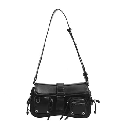 Underarm Bag Leather Tote Bag Handbag Cool Leisure Bags Trendy Armpit Bag