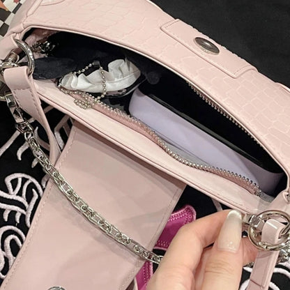 Underarm Bag for Women Trendy Armpit Bag Large Capacity Fashion Leisure Handbag
