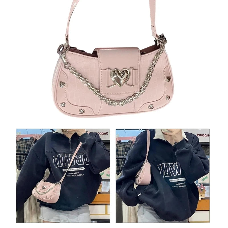 Underarm Bag for Women Trendy Armpit Bag Large Capacity Fashion Leisure Handbag