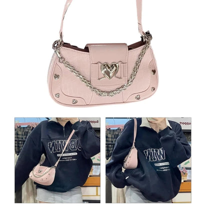 Underarm Bag for Women Trendy Armpit Bag Large Capacity Fashion Leisure Handbag