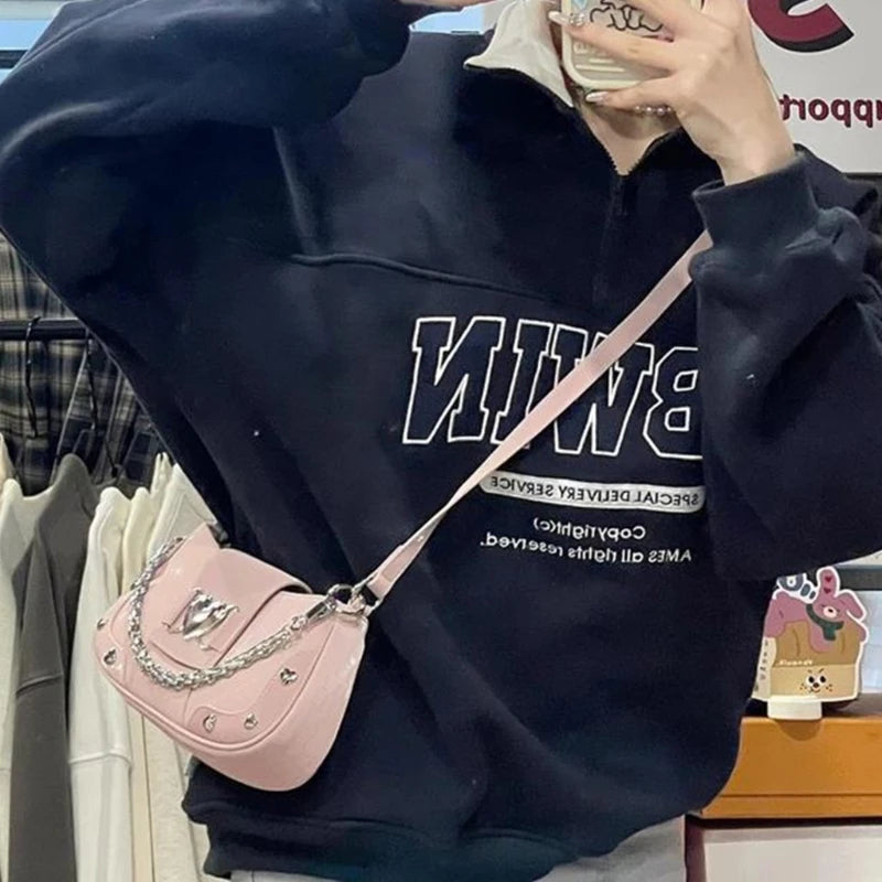 Underarm Bag for Women Trendy Armpit Bag Large Capacity Fashion Leisure Handbag