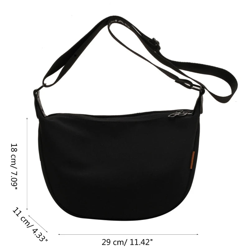 Unique Dumpling Bag Design Bag Fashionable & Shoulder Crossbody Bag Underarm Bag Lightweight for Books Phones Key
