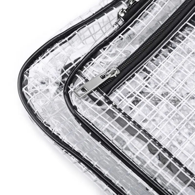 Unisex Anti-static Clear Backpack Travel Shoulder Bags PVC Rucksack Engineer Tools Bag