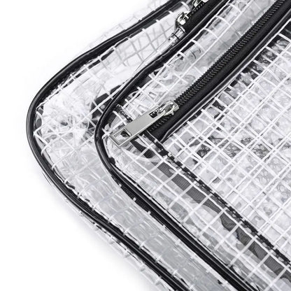 Unisex Anti-static Clear Backpack Travel Shoulder Bags PVC Rucksack Engineer Tools Bag