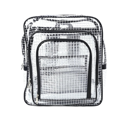 Unisex Anti-static Clear Backpack Travel Shoulder Bags PVC Rucksack Engineer Tools Bag