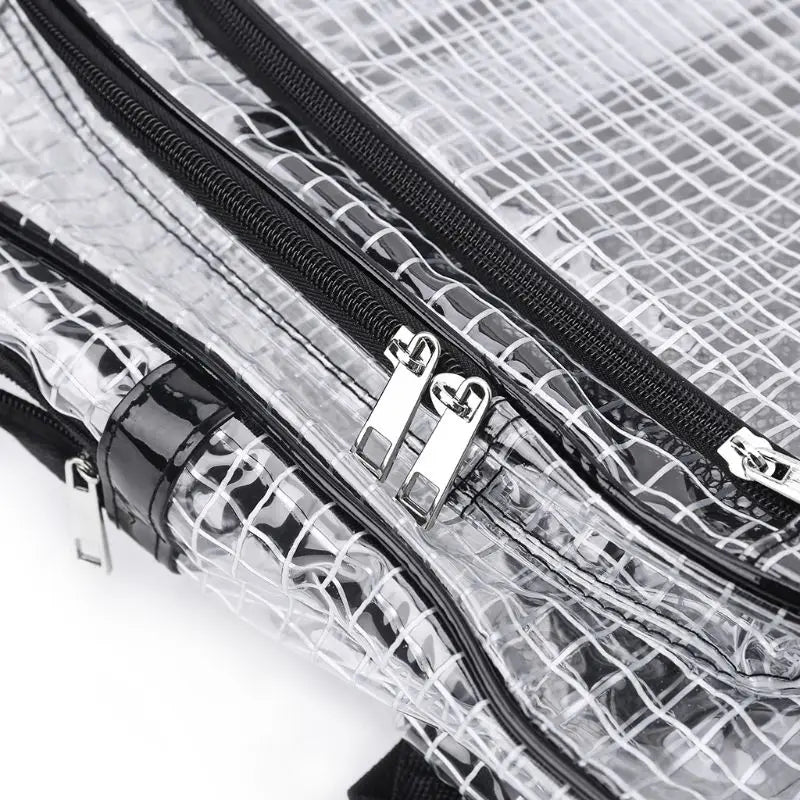 Unisex Anti-static Clear Backpack Travel Shoulder Bags PVC Rucksack Engineer Tools Bag
