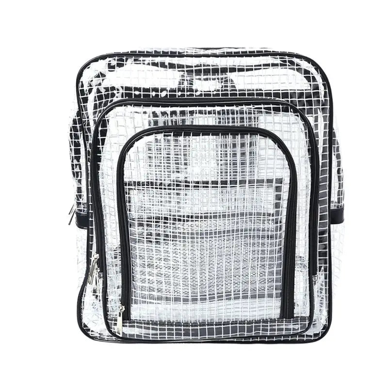 Unisex Anti-static Clear Backpack Travel Shoulder Bags PVC Rucksack Engineer Tools Bag