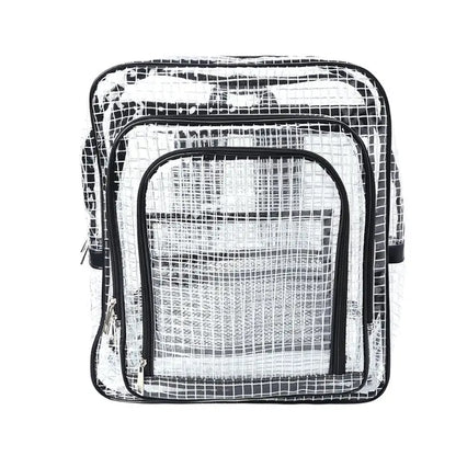 Unisex Anti-static Clear Backpack Travel Shoulder Bags PVC Rucksack Engineer Tools Bag
