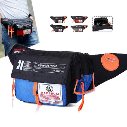 Unisex Belt Fanny Bag Purse Cell Phone Case Pouch High Quality Fashion Women Men Nylon Money Pocket Hip Bum Waist Pack Bags