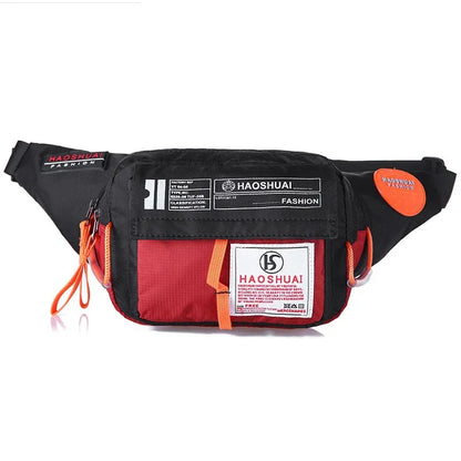 Unisex Belt Fanny Bag Purse Cell Phone Case Pouch High Quality Fashion Women Men Nylon Money Pocket Hip Bum Waist Pack Bags