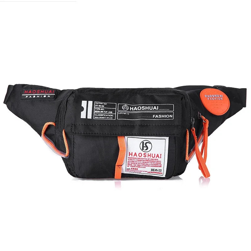 Unisex Belt Fanny Bag Purse Cell Phone Case Pouch High Quality Fashion Women Men Nylon Money Pocket Hip Bum Waist Pack Bags
