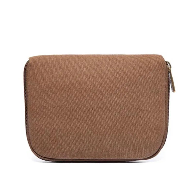 Unisex Canvas Coin Bag Purse Women Coin Money Card Holder Wallet Case Zipper Key Storage Pouch For Kid Girl Gift