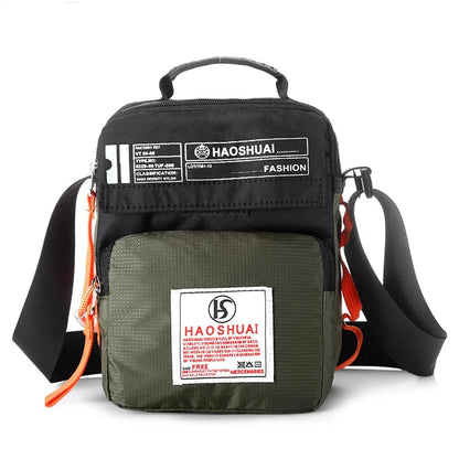 Unisex High Quality Cross Body Top Handle Bag Military Fashion Trends Casual Handbag Nylon Sling Shoulder Messenger Tote Bags