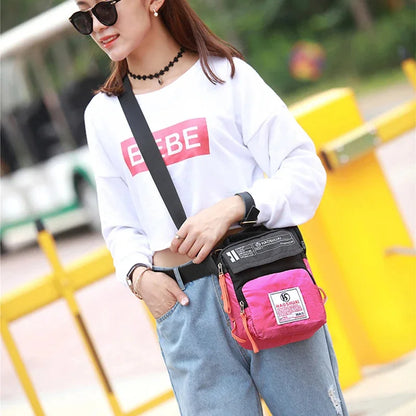 Unisex High Quality Cross Body Top Handle Bag Military Fashion Trends Casual Handbag Nylon Sling Shoulder Messenger Tote Bags