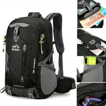 Unisex Waterproof Outdoor Climbing Camping Travel Sports Backpack Trekking Rucksack Bag Pack For Male Female