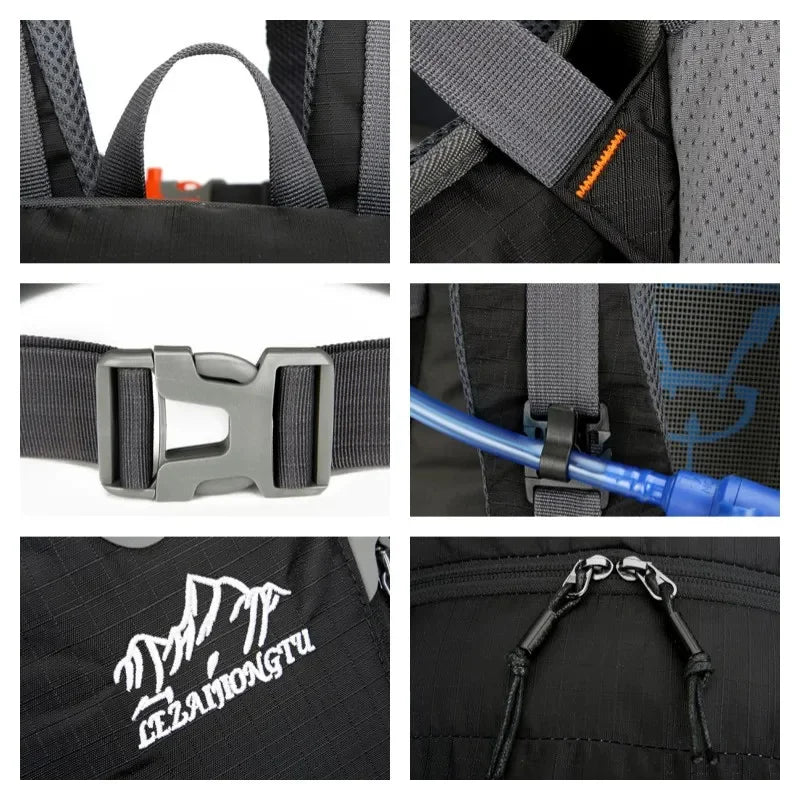 Unisex Waterproof Outdoor Climbing Camping Travel Sports Backpack Trekking Rucksack Bag Pack For Male Female