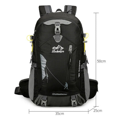 Unisex Waterproof Outdoor Climbing Camping Travel Sports Backpack Trekking Rucksack Bag Pack For Male Female