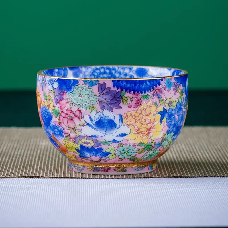 Unusual Aesthetic Jingdezhen Porcelain Ceramic Tea Cup Teeware Teware Handmade Mug Glaze For Puer Kung Fu Oolong Tieguanyin