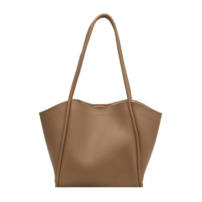 Upgraded PU Bucket Bag Functional Shoulder Bag Convenient Tote Bag Versatile Bucket Bag for Office School or Shopping