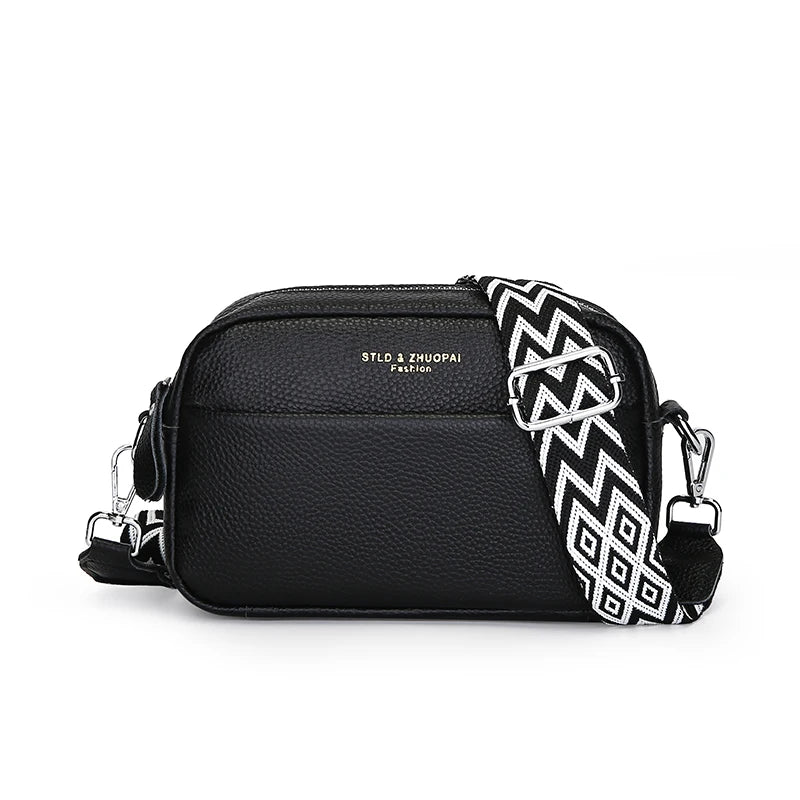 Upgraded Version Genuine Leather Handbags Women's Bag Messenger Bag Cow Leather Women Shoulder Crossbody Bags Designer Tote Sac