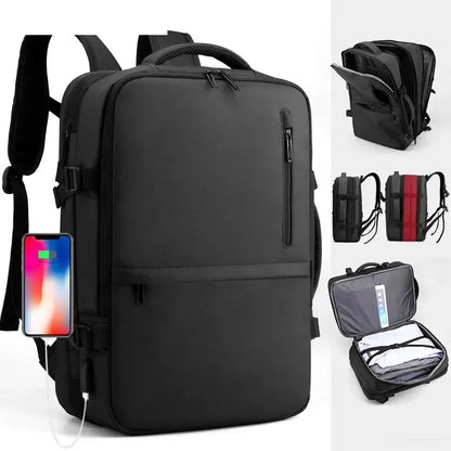 Urban Business Backpack USB Laptop Bag Women's Fashion 15.6" Notebook Backpack Large Capacity Original Travel Backpack