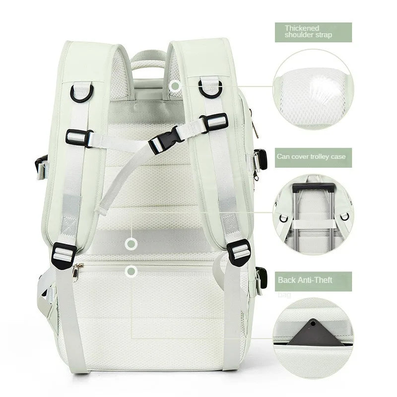 Usb School Backpacks 15.6 Inch Business Laptop Backpack Travel Large Capacity Bag For Men Women Waterproof Expansion Back Pack