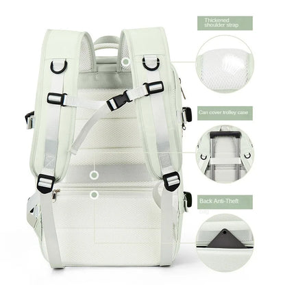 Usb School Backpacks 15.6 Inch Business Laptop Backpack Travel Large Capacity Bag For Men Women Waterproof Expansion Back Pack