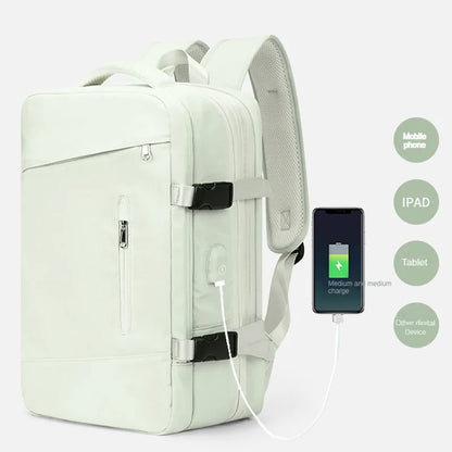 Usb School Backpacks 15.6 Inch Business Laptop Backpack Travel Large Capacity Bag For Men Women Waterproof Expansion Back Pack