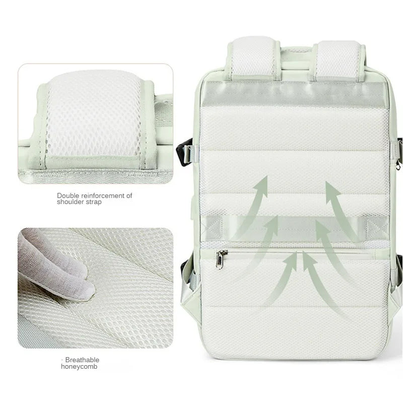 Usb School Backpacks 15.6 Inch Business Laptop Backpack Travel Large Capacity Bag For Men Women Waterproof Expansion Back Pack