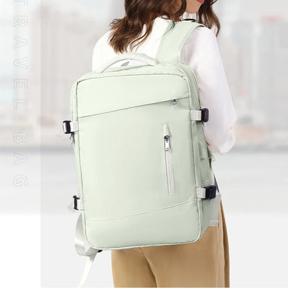 Usb School Backpacks 15.6 Inch Business Laptop Backpack Travel Large Capacity Bag For Men Women Waterproof Expansion Back Pack
