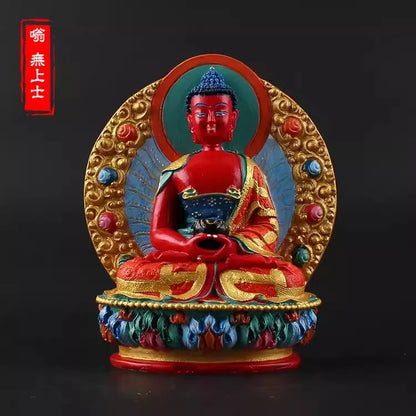 Vajrapani, King dense tracks wead the Bodhisattva, hand painted, small statues of Yamantaka , buddha figurine
