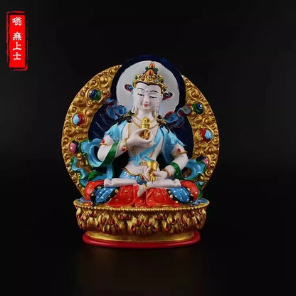 Vajrapani, King dense tracks wead the Bodhisattva, hand painted, small statues of Yamantaka , buddha figurine
