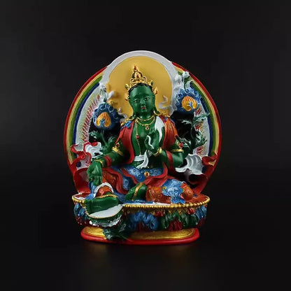 Vajrapani, King dense tracks wead the Bodhisattva, hand painted, small statues of Yamantaka , buddha figurine