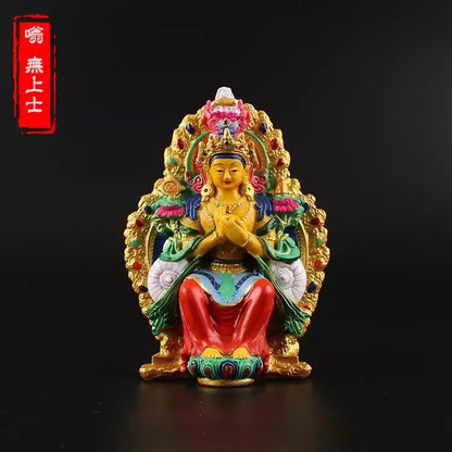Vajrapani, King dense tracks wead the Bodhisattva, hand painted, small statues of Yamantaka , buddha figurine