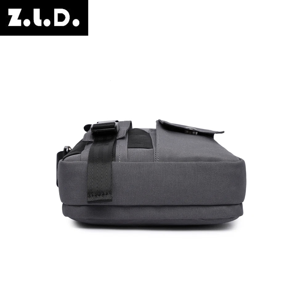 Vegan Crossbody Shoulder Bag Fashion Handbag Black Messenger bag Men Custom Mens Strap Unisex OEM Pockets Customized Bulk