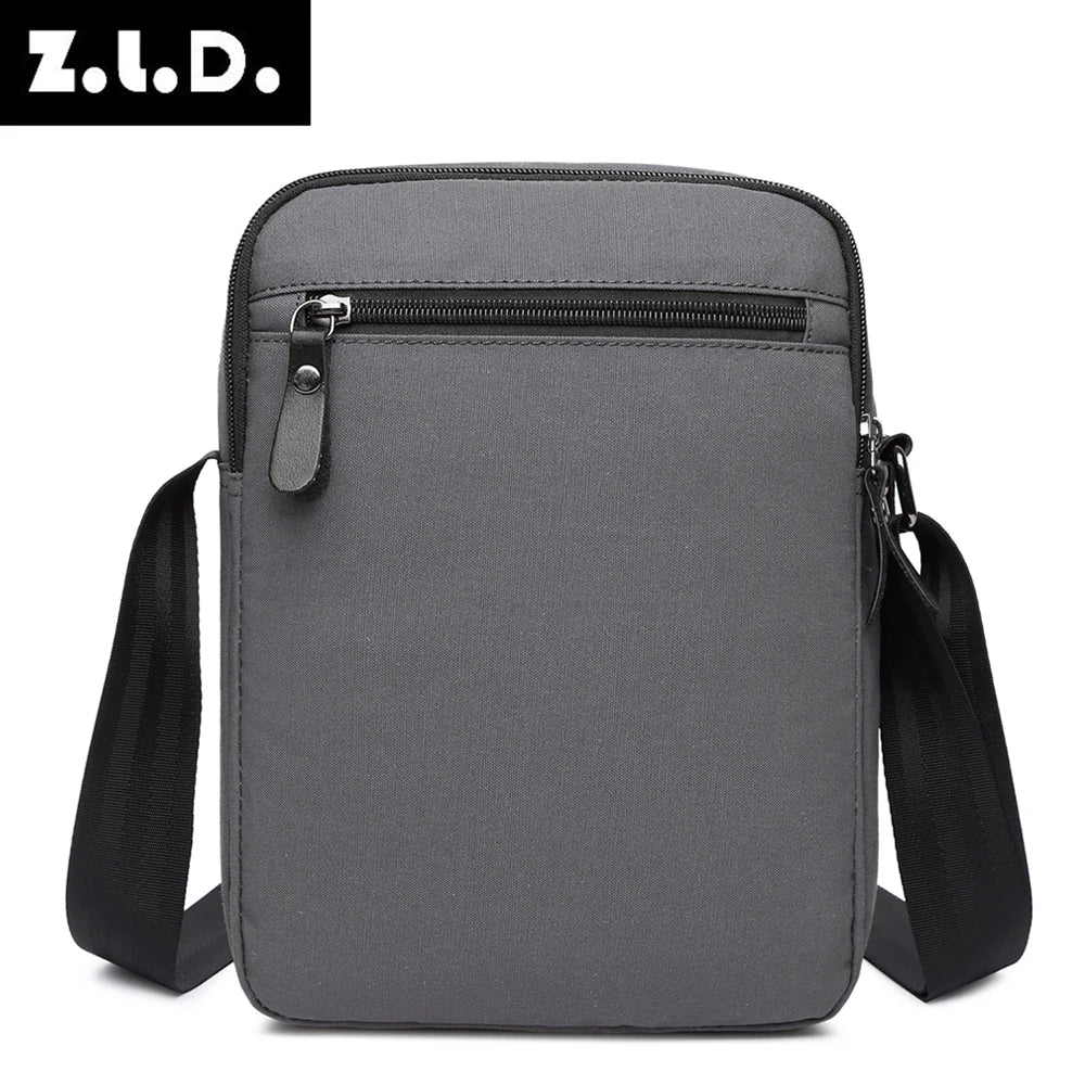 Vegan Crossbody Shoulder Bag Fashion Handbag Black Messenger bag Men Custom Mens Strap Unisex OEM Pockets Customized Bulk