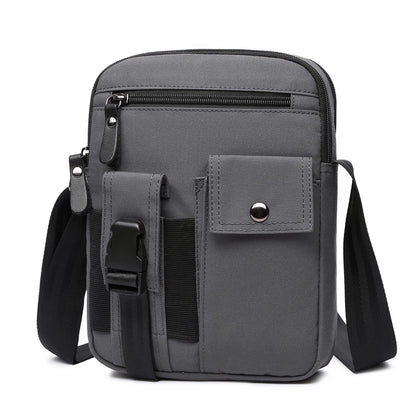 Vegan Crossbody Shoulder Bag Fashion Handbag Black Messenger bag Men Custom Mens Strap Unisex OEM Pockets Customized Bulk