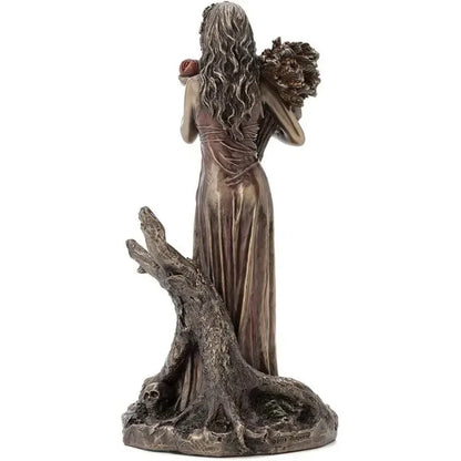 Veronese Design 16cm Persephone Greek Goddess of Vegetation and The Underworld Antique Bronze Finish Statue