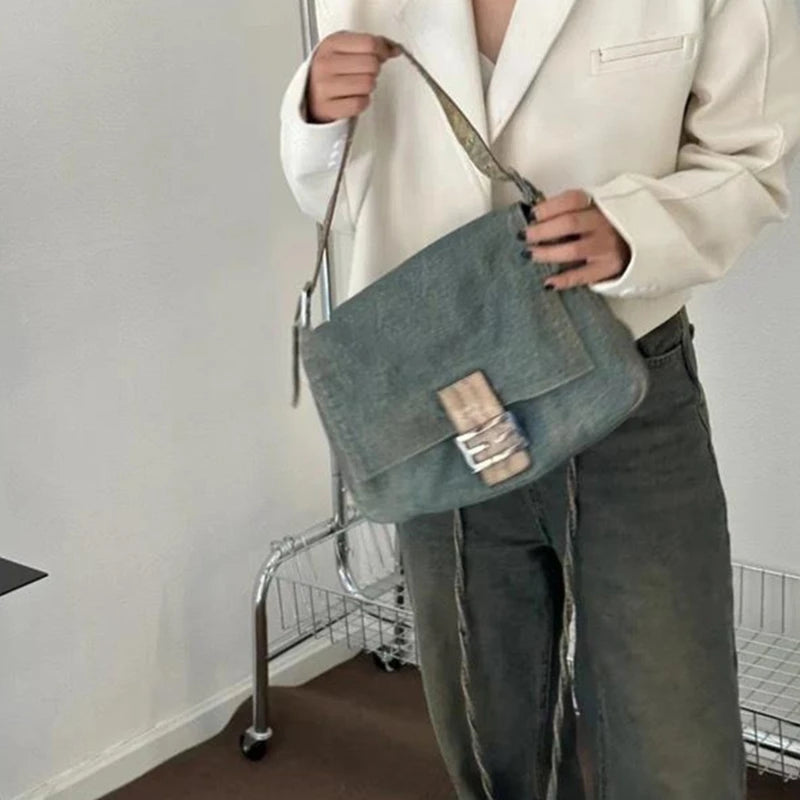 Versatile Handbag for Women Large Capacity Shoulder Bag Trendy Korean Style
