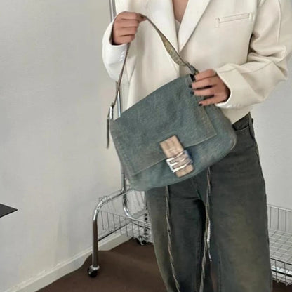 Versatile Handbag for Women Large Capacity Shoulder Bag Trendy Korean Style