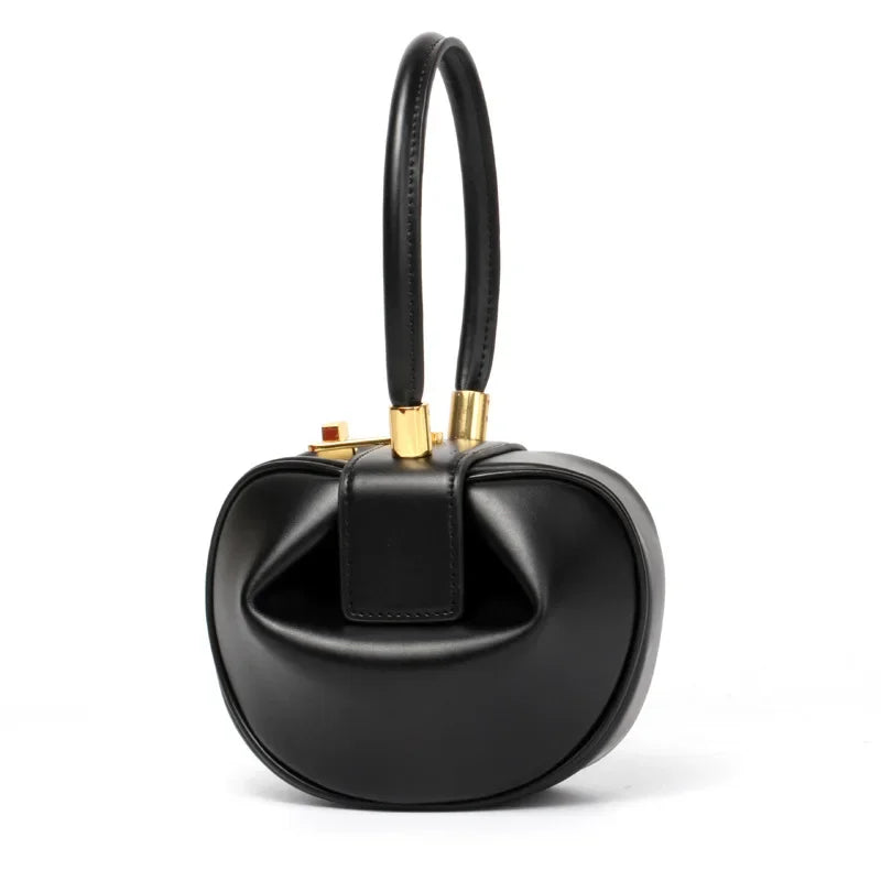 Versatile Niche Handbag European and American Retro Dumpling Bag Genuine Leather Women's Bag Designer Bags Luxury