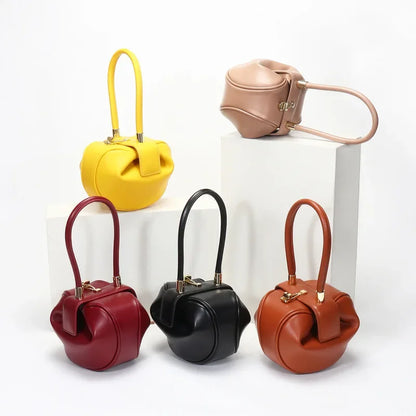 Versatile Niche Handbag European and American Retro Dumpling Bag Genuine Leather Women's Bag Designer Bags Luxury