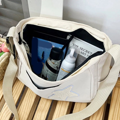 Versatile Shoulder Bag Bag for Girl Student Canvas Crossbody Bag